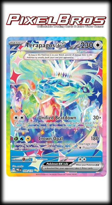 #169 Prismatic Evolutions- Terapagos EX
