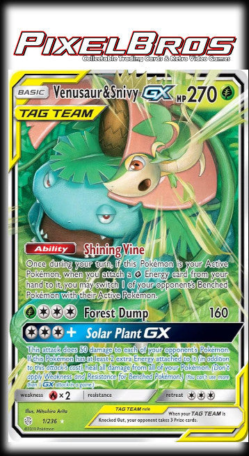 #1 Cosmic Eclipse- Venusaur & Snivy GX
