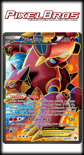 #107 Steam Siege  - Volcanion EX