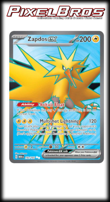 #192 Scarlet & Violet 151- Zapdos EX (LP)